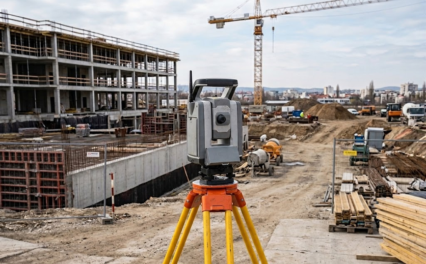 Traditional total station survey
