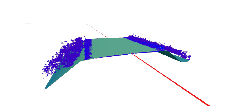 Alignment, design data, and UAV point cloud in SkyGIS