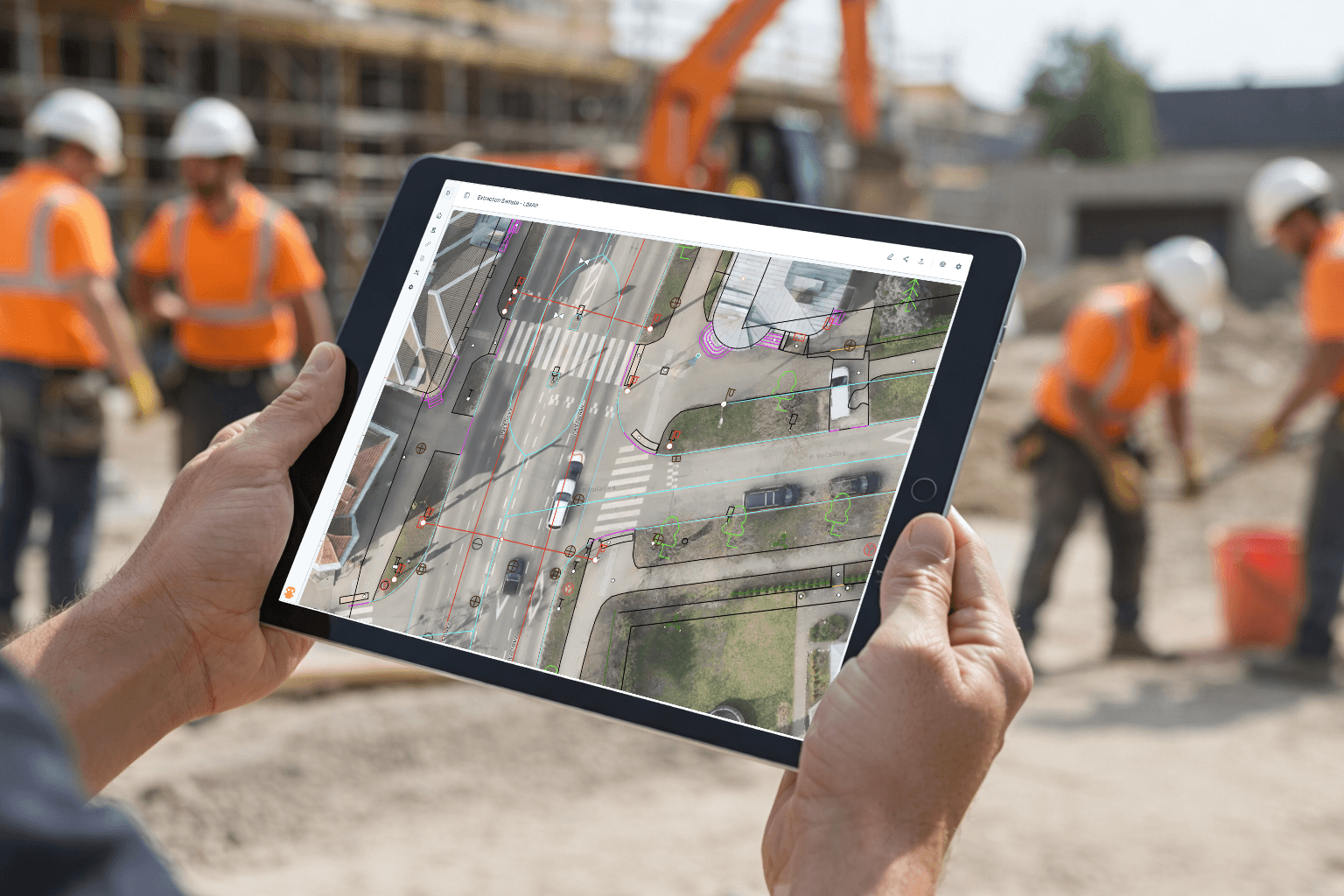 Point cloud inspection in SkyGIS